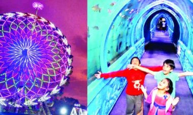 फन एंड फिश वर्ल्ड झूलों के रेट में कमी, मेले में रायपुरियंस की उमड़ रही भीड़