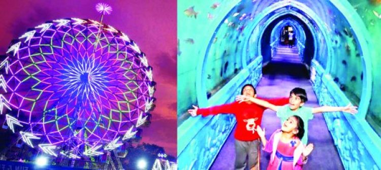 फन एंड फिश वर्ल्ड झूलों के रेट में कमी, मेले में रायपुरियंस की उमड़ रही भीड़