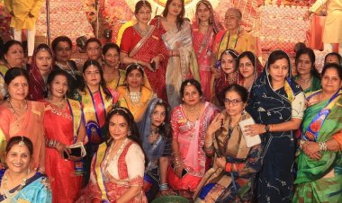 खाटू वाले श्याम बाबा की भजन संध्या आयोजित:विप्र नारी शक्ति संस्था की ओर से किया गया आयोजन