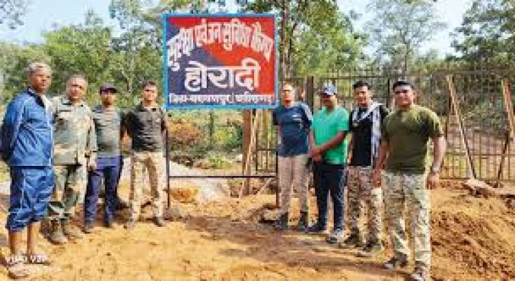 नारायणपुर में नक्सल मोर्चे पर सफलता के बाद एक और कैम्प स्थापित