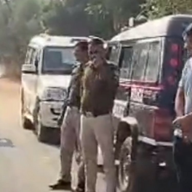 नूराबाद के थनैला गांव में हत्या का मामला:गांव में भारी पुलिस बल तैनात; 25 साल पुराने जमीन विवाद को लेकर मारी थी गोली